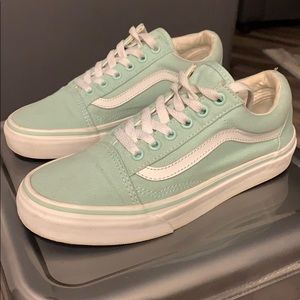Mint green vans